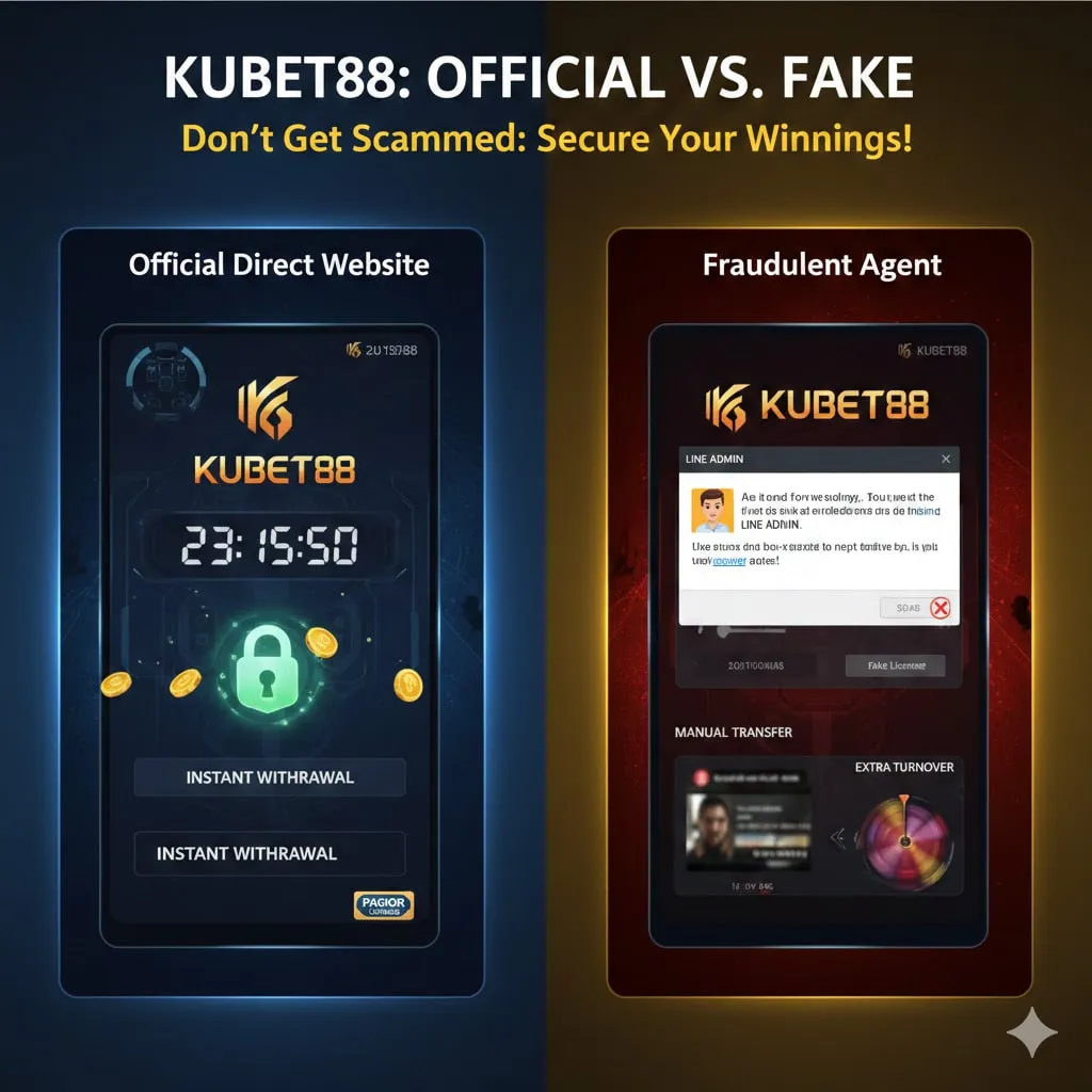 เล่นเว็บไหนไม่โดนบิด? รวมวิธีแยกแยะ KUBET88 เว็บตรง vs เอเย่นต์ปลอม และเทคนิคการรับเครดิตฟรีให้ถอนได้จริง